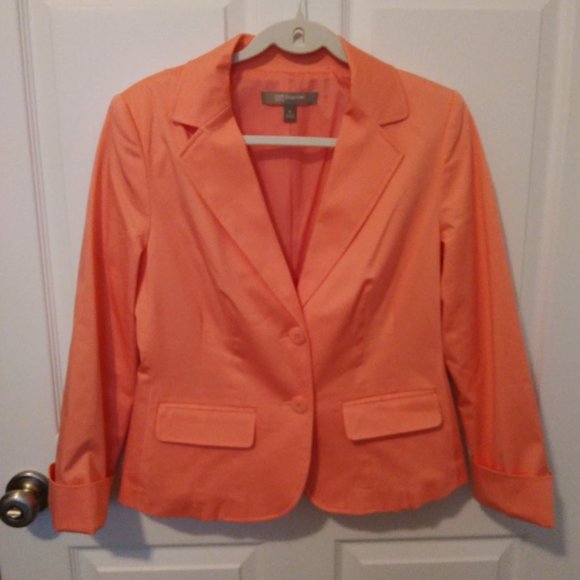 CROFT AND BARROW STRETCH PRETTY PEACH BLAZER LADIES SIZE 6 - Picture 1 of 5